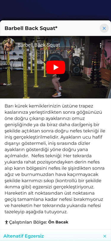 Video Destekli Egzersizler